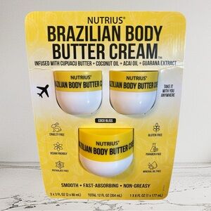 Nutrius Brazilian Body Butter Cream Set